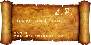 Lippay Patrícia névjegykártya